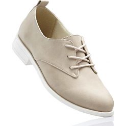 Buty sznurowane bonprix piaskowy. Brązowe buty sportowe damskie bonprix. Za 37,99 zł.