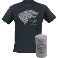 T-shirty męskie z nadrukiem: Gra o Tron House Stark - Deluxe Edition T-Shirt wielokolorowy