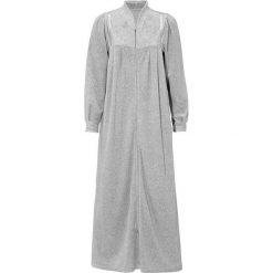 Cellbes Szlafrok szary melanż female szary 38/40. Szare szlafroki damskie Cellbes, z haftami, z satyny, bez rękawów, bez kaptura. Za 229,00 zł.