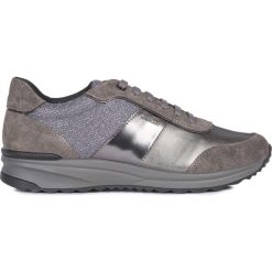 Geox Airell Tenisówki Szary. Szare trampki i tenisówki damskie Geox, bez wzorów, ze skóry, bez zapięcia. Za 462,95 zł.