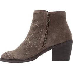Botki damskie lity: Lazamani Botki kowbojki i motocyklowe dark grey