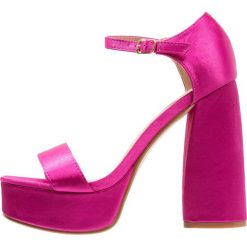 Rzymianki damskie: Public Desire TORONTO Sandały na obcasie dark pink