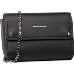 Torebka KARL LAGERFELD - 201W3246 Black. Czarne listonoszki damskie KARL LAGERFELD, bez wzorów, ze skóry, na ramię, bez dodatków. W wyprzedaży za 679,00 zł.