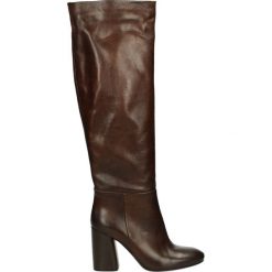 Kozaki - 950-B-91 S DE. Brązowe buty zimowe damskie marki Venezia, ze skóry. Za 399,00 zł.