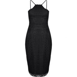 Guess Marciano Sukienka "Deana". Sukienki damskie Guess, z aplikacjami, z tkaniny, bez kołnierzyka, bez rękawów, dopasowane. Za 249,00 zł.