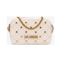 Love Moschino Cross body bag Beżowy. Brązowe torebki klasyczne damskie Love Moschino, w paski, z materiału, bez dodatków. Za 774,95 zł.