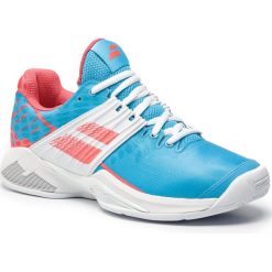 Buty BABOLAT - Propulse Fury Clay 31S19554 Sky Blue/Pink. Różowe buty sportowe damskie Babolat, bez wzorów, z tworzywa sztucznego, sportowe, tenisowe. W wyprzedaży za 419,00 zł.