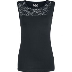 Black Premium by EMP Spirit Breaker Top damski czarny. Czarne bluzki damskie marki Black Premium by EMP, xl, bez wzorów, z koronki, z okrągłym kołnierzem, bez rękawów. Za 99,90 zł.