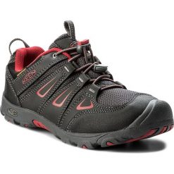 Półbuty męskie: Półbuty KEEN – Oakridge Low Wp 1015185 Black/Tango Red