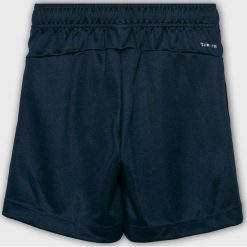 Adidas Performance - Szorty dziecięce 110-176 cm. Niebieskie spodenki chłopięce marki adidas Performance, bez wzorów, z poliesteru, sportowe. Za 79,90 zł.