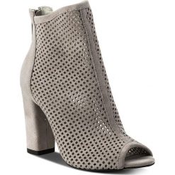 Buty zimowe damskie: Botki R.POLAŃSKI – 0920 Szary Zamsz