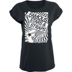 Bluzki damskie: Famous Stars And Straps Zone Tee Koszulka damska czarny