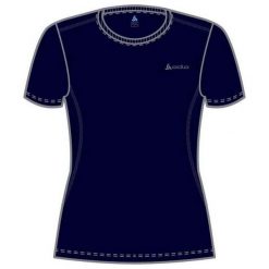Bluzki ażurowe: Odlo Koszulka damska Catherine Crew Neck granatowa r. L (200841)