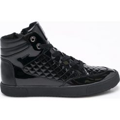 Geox - Buty. Czarne buty sportowe damskie Geox, z gumy. W wyprzedaży za 299,90 zł.