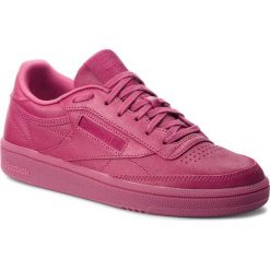 Buty Reebok - Club C 85 CN3733 Twisted Berry/White. Różowe buty sportowe damskie Reebok, bez wzorów, ze skóry, bez obcasa, na płaskiej podeszwie, bez zapięcia. W wyprzedaży za 279,00 zł.