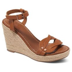Roxy Kobiety Sandały Lydia Brown arjl200535-Brn (Rozmiar 41). Brązowe sandały damskie marki Roxy, bez wzorów, eleganckie, bez obcasa, bez zapięcia. W wyprzedaży za 158,00 zł.