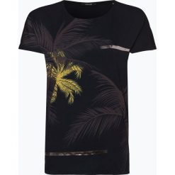 Opus - T-shirt damski – Sino Print, niebieski. Niebieskie t-shirty damskie Opus, w paski, bez kołnierzyka. Za 99,95 zł.