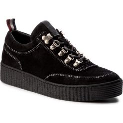 Derby męskie: Półbuty TOMMY HILFIGER - DENIM Keeneth 1B FM0FM00792 Black 990
