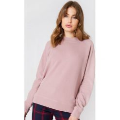 Bluzy damskie: Samsoe & Samsoe Bluza z okrągłym dekoltem Apo – Pink,Purple