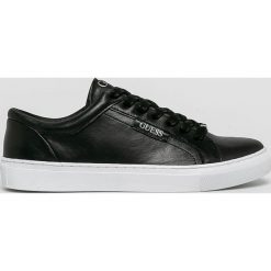 Guess Jeans - Buty. Czarne sneakersy męskie Guess Jeans, z jeansu, na sznurówki. W wyprzedaży za 379,90 zł.