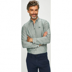 Joop! - Koszula. Zielone koszule męskie marki JOOP!, m, z bawełny, casualowe, button down, z długim rękawem. W wyprzedaży za 299,90 zł.