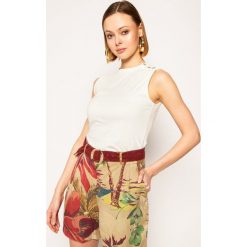 Top Marella Copy 39410502. Białe bluzki damskie Marella, m, bez wzorów, z bawełny, polo. W wyprzedaży za 199,00 zł.
