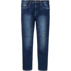 Dżinsy "power-stretch" Classic Fit Tapered bonprix ciemnoniebieski "stone". Niebieskie jeansy męskie bonprix, m, bez wzorów. Za 109,99 zł.