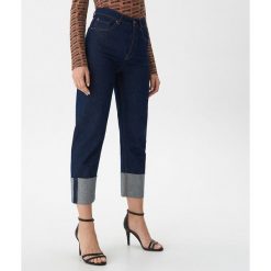 Jeansy straight - Granatowy. Niebieskie jeansy damskie marki House. Za 99,99 zł.