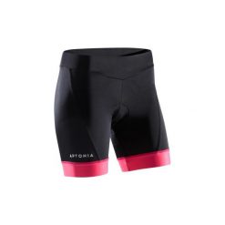 Spodenki Do Triathlonu Trifonction Damskie. Czarne szorty damskie APTONIA, xs, bez wzorów, z elastanu. Za 129,99 zł.