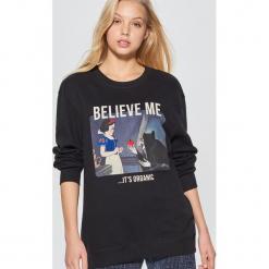 Bluza Disney - Czarny. Czarne bluzy damskie marki Cropp, l, z motywem z bajki. Za 89,99 zł.