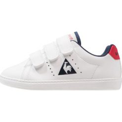Le coq sportif COURTONE Tenisówki i Trampki optical white/vintage red. Białe trampki dziewczęce le coq sportif, ze skóry ekologicznej. Za 189,00 zł.