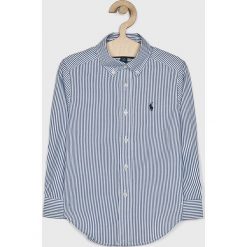 Polo Ralph Lauren - Koszula dziecięca 92-104 cm. Niebieskie koszule chłopięce z bawełny, casualowe, polo, długie. Za 259,90 zł.