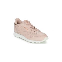 Buty Dziecko Reebok Classic CLASSIC LEATHER J. Różowe trampki dziewczęce marki Reebok Classic, bez wzorów, bez zapięcia. Za 231,20 zł.