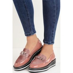 Mokasyny damskie: Różowe Mokasyny Footcloth