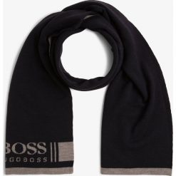 BOSS Athleisure - Szalik męski – Scarf_Ciny-3, niebieski. Niebieskie szaliki męskie BOSS Athleisure, bez wzorów. Za 299,95 zł.
