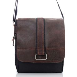 GABRIEL męska skórzana torba raportówka Paolo Peruzzi Brąz. Pomarańczowe torby męskie skórzane marki Paolo Peruzzi, w paski, retro. Za 149,00 zł.