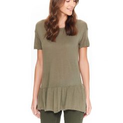 T-shirty damskie: T-SHIRT DAMSKI Z FALBANKĄ