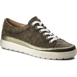 Półbuty CAPRICE - 9-23654-20 Khaki Multi 731. Zielone półbuty damskie Caprice, bez wzorów, ze skóry, bez obcasa, na płaskiej podeszwie, bez zapięcia. W wyprzedaży za 179,00 zł.