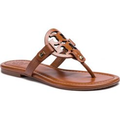 Japonki TORY BURCH - Miller 50008694 Vintage Vachetta 204. Pomarańczowe klapki damskie Tory Burch, bez wzorów, ze skóry, bez obcasa, na obcasie. W wyprzedaży za 499,00 zł.