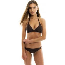 Bikini: Biustonosz push-up bikini w kolorze brązowym