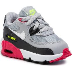 Buty NIKE - Air Max 90 Mesh Bt 833422 027 Wolf Grey/White/Rush Pink/Volt. Półbuty dziewczęce Nike. W wyprzedaży za 199,00 zł.