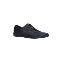 Buty Casu Granatowe półbuty skórzane sznurowane R-2/1067/908. Czarne trampki męskie Casu, bez wzorów, na sznurówki. Za 159,99 zł.