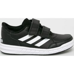 Adidas - Buty dziecięce AltaSport CF K. Czarne trampki chłopięce Adidas, bez wzorów, z gumy, sportowe, bez zapięcia. W wyprzedaży za 129,90 zł.