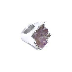 InspiRING Ametyst 3/4 Srebro rozmiar 19. Fioletowe pierścionki damskie Brazi druse jewelry, z ametystem, srebrne. Za 370,00 zł.