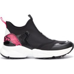 Michael Kors Willow Tenisówki Czarny. Czarne trampki i tenisówki damskie Michael Kors, bez wzorów, ze skóry, bez zapięcia. Za 769,95 zł.
