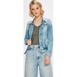 Pepe Jeans - Kurtka. Szare kurtki damskie jeansowe Pepe Jeans, l. W wyprzedaży za 399,90 zł.