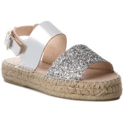 Espadryle SERGIO BARDI - Bolsena SS127326718AB 610. Szare espadryle damskie marki Sergio Bardi, ze skóry. W wyprzedaży za 159,00 zł.