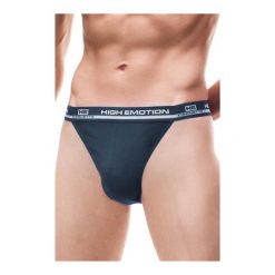 Slipy Tanga High Emotion Granatowe. Niebieskie slipy męskie Cornette, m, bez wzorów. Za 35,90 zł.