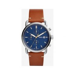 Fossil Commuter Zegarek Brązowy Srebrny. Szare zegarki męskie Fossil, srebrne. Za 612,95 zł.