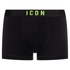 Bokserki Dsquared2 Underwear D9LC62390. Czarne bokserki męskie Dsquared2 Underwear, bez wzorów, z elastanu. W wyprzedaży za 189,00 zł.